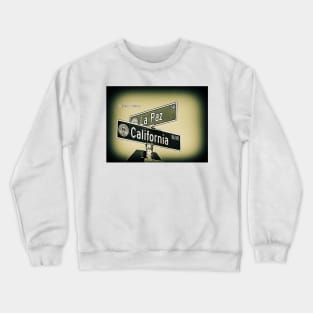 La Paz Drive &amp; California Boulevard, San Marino, CA by Mistah Wilson Crewneck Sweatshirt